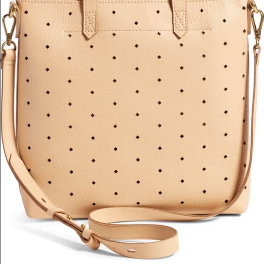 Madewell Transport Perforated Leather Crossbody - Picture 3 of 7